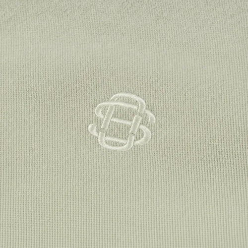 Embroidered Logo Zip Hoodie