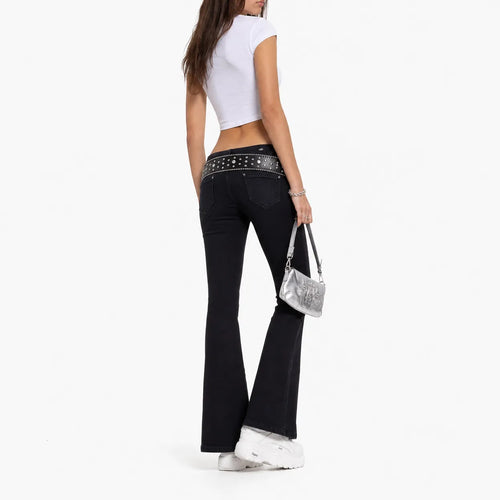 Rhinestone Cross Belt Accessory