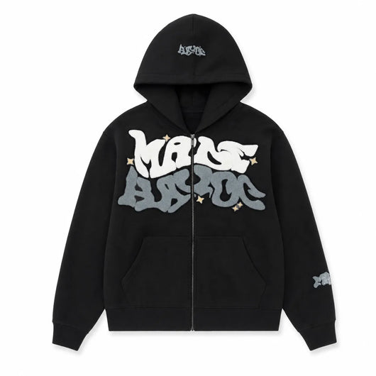 Speed Cartel Black / XS Zip Hoodie Relaxed Fit