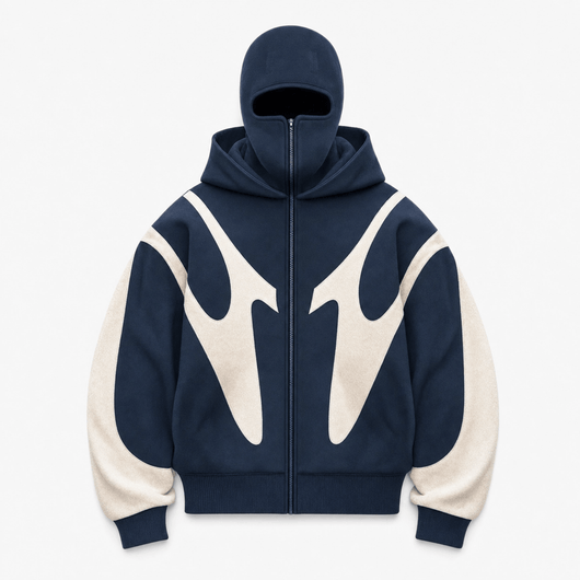 Speed Cartel Blue / XS Jacket Balaclava Hooded Design