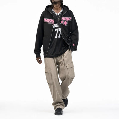 Speed Cartel Full Zip Hoodie Oversized Y2K