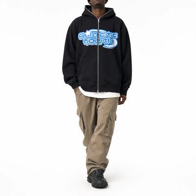 Speed Cartel Graphic Zip Hoodie Skull