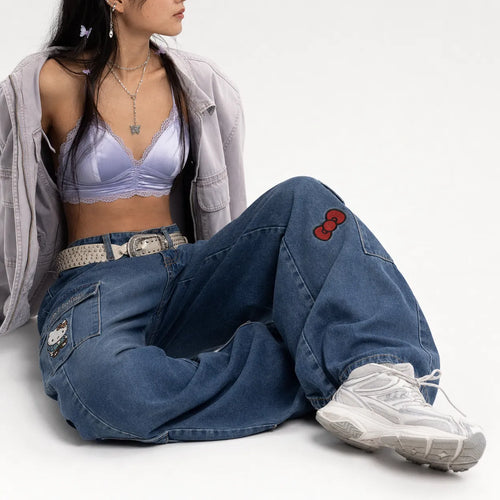 Baggy Jeans Distressed Y2K