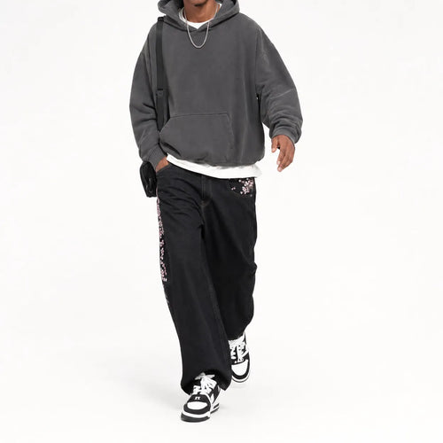 Baggy Jeans Japanese Print