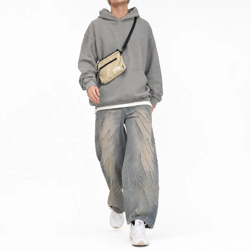 Baggy Jeans Wide Leg Washed