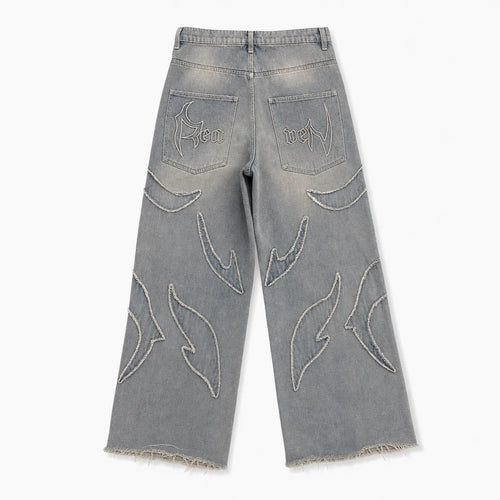 Baggy Jeans Wide Leg Washed