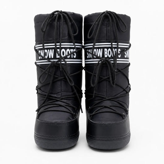 Urban Y2K Black / 35-36 Snow Boots Warm Insulated