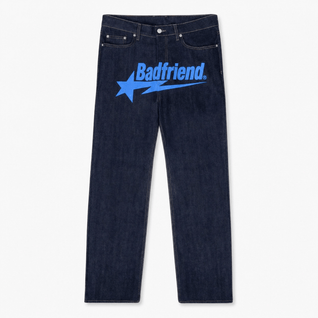Printed Wide Leg Jeans