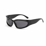Urban Y2K Black Gorpcore Sport Utility Sunglasses