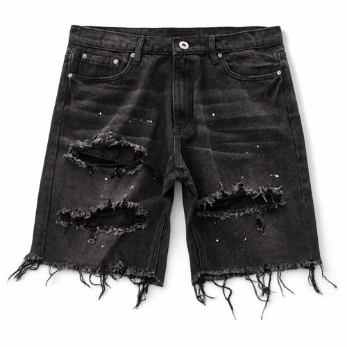 Distressed Baggy Shorts Men