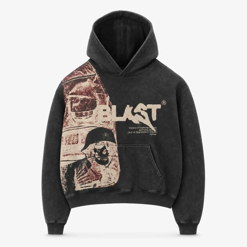 Retro Relaxed Zip Hoodie