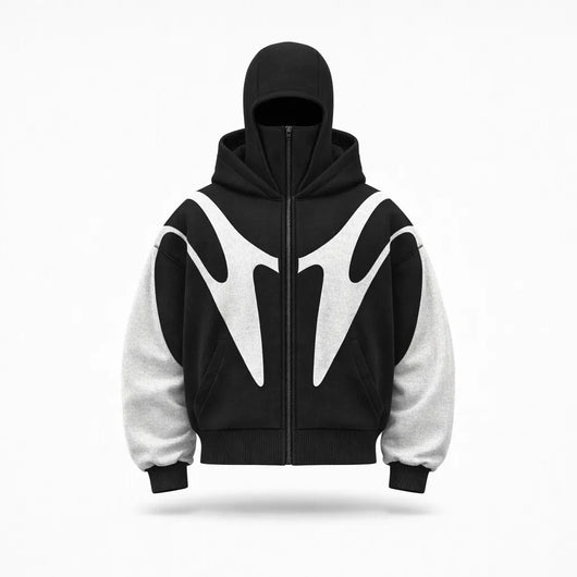 Urban Y2K Black / XS Jacket Balaclava Hooded Design