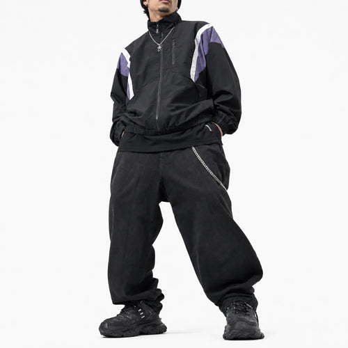 Colourblock Windbreaker Full Zip