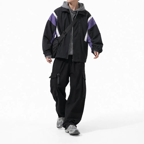 Colourblock Windbreaker Full Zip