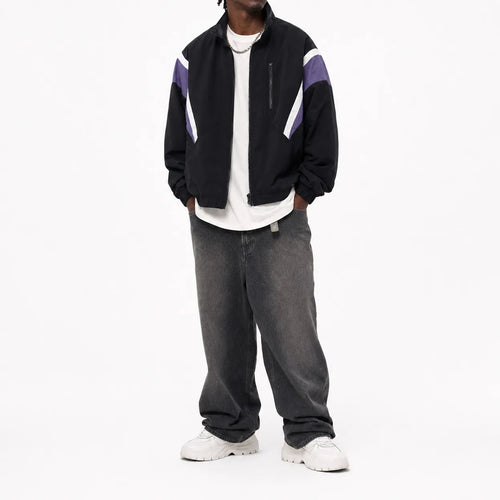 Colourblock Windbreaker Full Zip