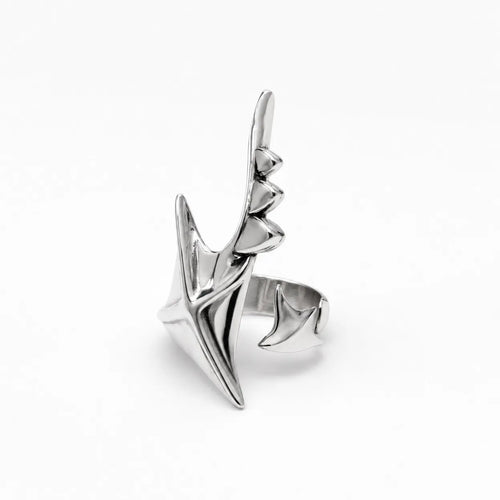 Cyberpunk Futuristic Statement Rings