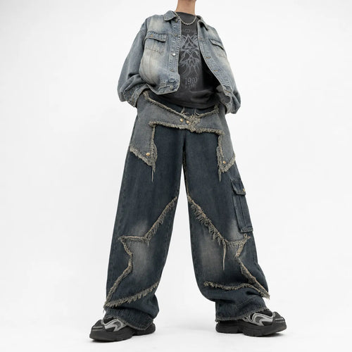 Distressed Baggy Jeans For Women