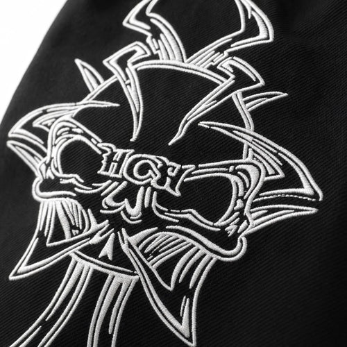 Embroidered Baggy Jeans Streetwear