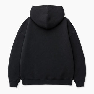 Embroidered Casual Zip Hoodie