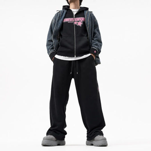 Urban Y2K Full Zip Hoodie Oversized Y2K
