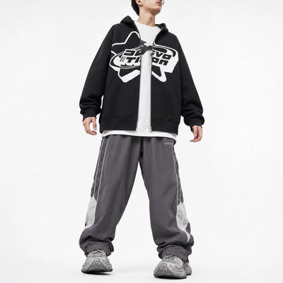 Urban Y2K Full Zip Hoodie Y2K Streetwear