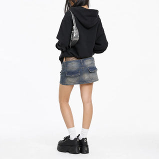 Full Zip Hoodie Y2K Streetwear