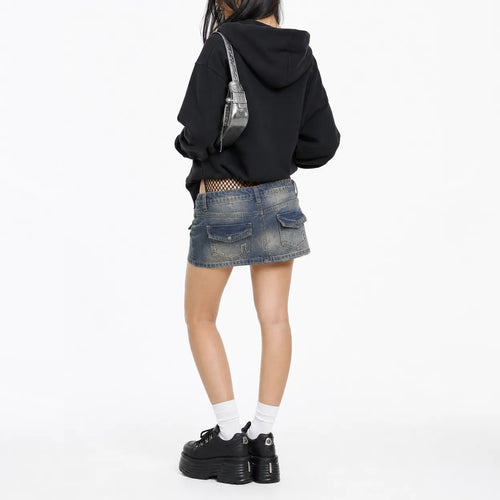 Full Zip Hoodie Y2K Streetwear