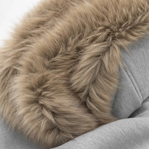 Furry Hooded Zip Hoodie