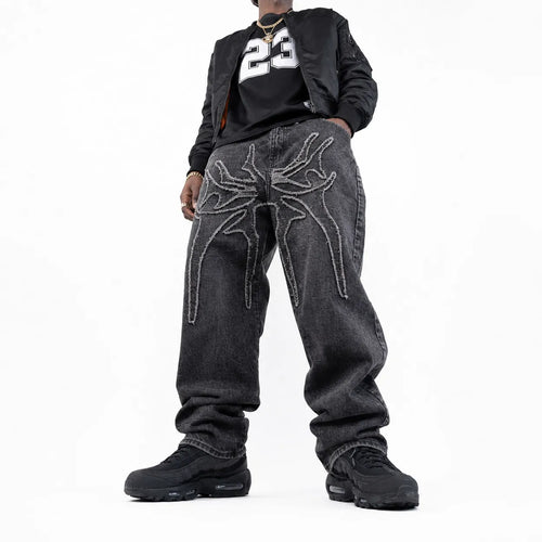 Gothic Baggy Jeans Loose