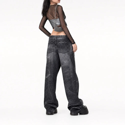 Gothic Baggy Jeans Loose