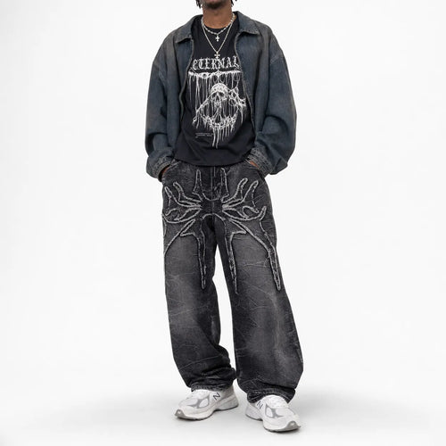 Gothic Baggy Jeans Loose