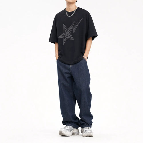 Graphic T Shirt Star Print