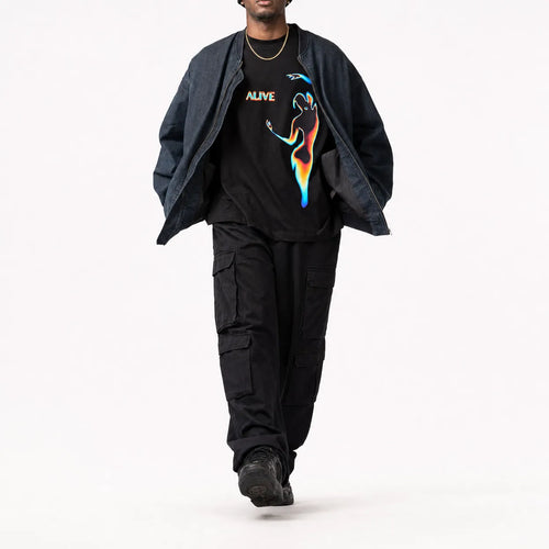 Graphic T Shirt Vibrant Print
