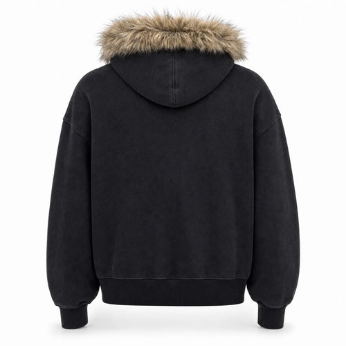 Grunge Distressed Oversized Hoodie