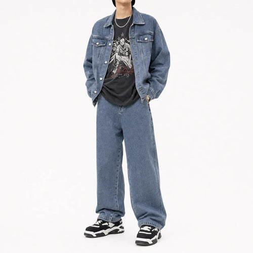 High Waisted Baggy Jeans