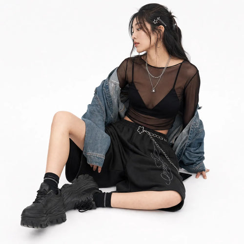 Knee Length Baggy Shorts