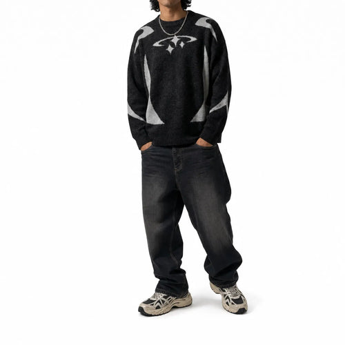 Knitted Jumper Galactic Print