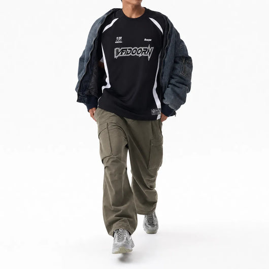 Urban Y2K Oversized Fit Jersey Top