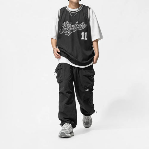 Parachute Cargo Pants Baggy