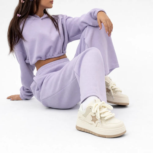 Platform Chunky Lace Up Shoes