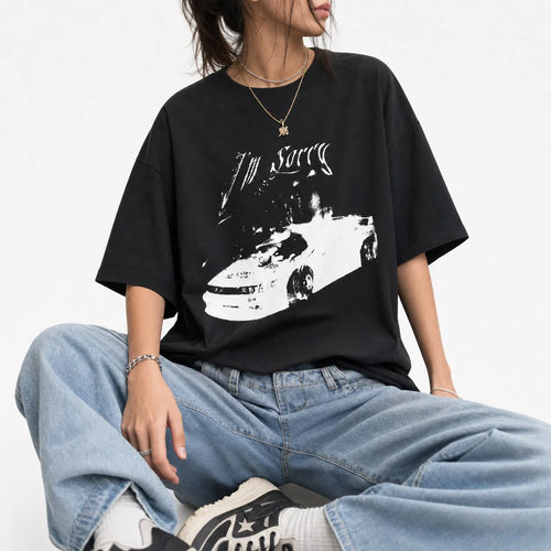 Racing Style Graphic T Shirt