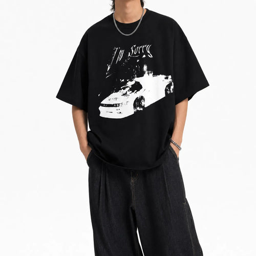 Racing Style Graphic T Shirt