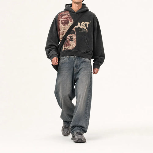 Retro Relaxed Zip Hoodie