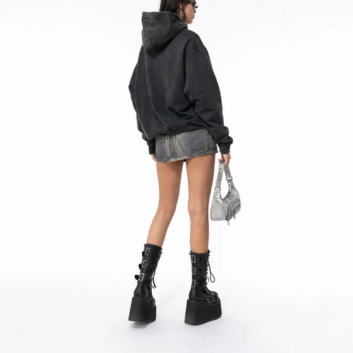 Retro Relaxed Zip Hoodie