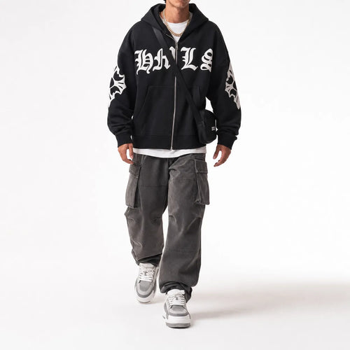 Retro Vintage Zip Jacket