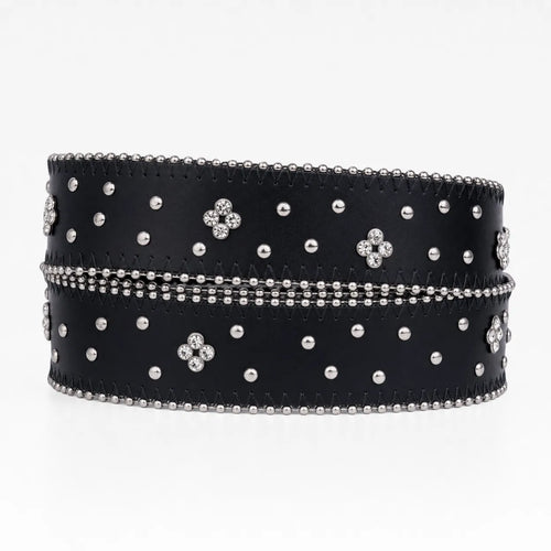 Rhinestone Cross Belt Accessory