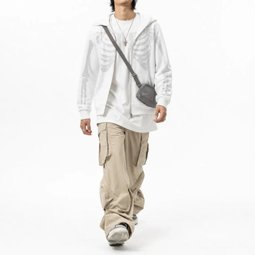 Rhinestone Full Zip Hoodie