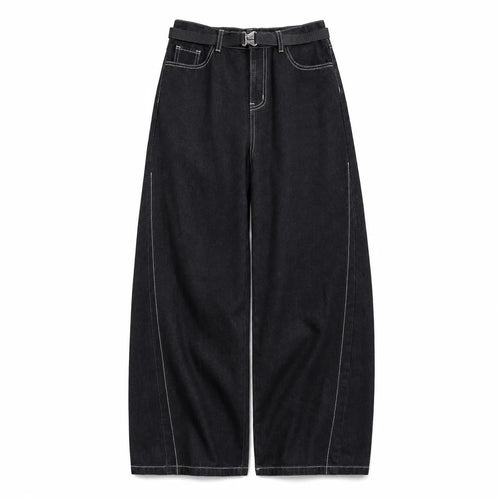 Embroidered Wide Leg Jeans