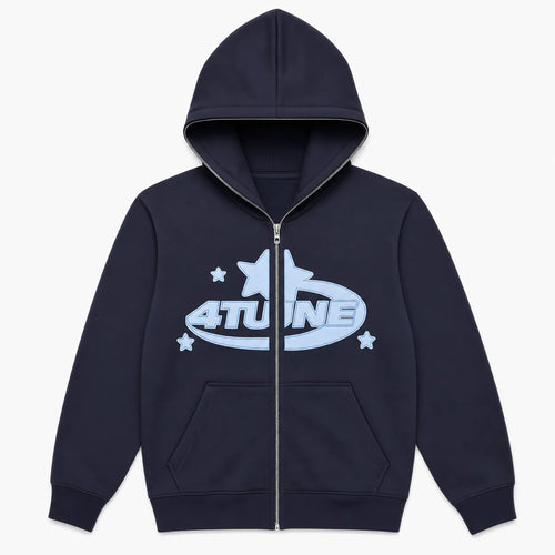 Loose Fit Full Zip Hoodie