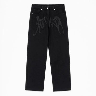 Urban Y2K S Loose Fit Graffiti Jeans